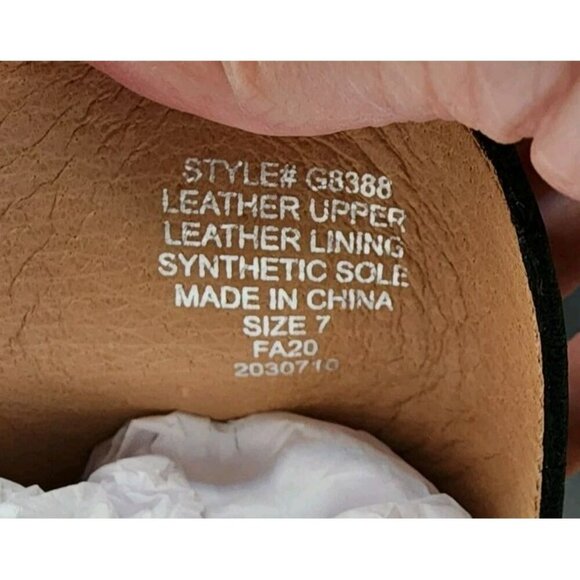 NIB Madewell The Gemma Mule Black Leather G8388 Cloudlift Padding Pointed Toe 7 - Picture 9 of 10